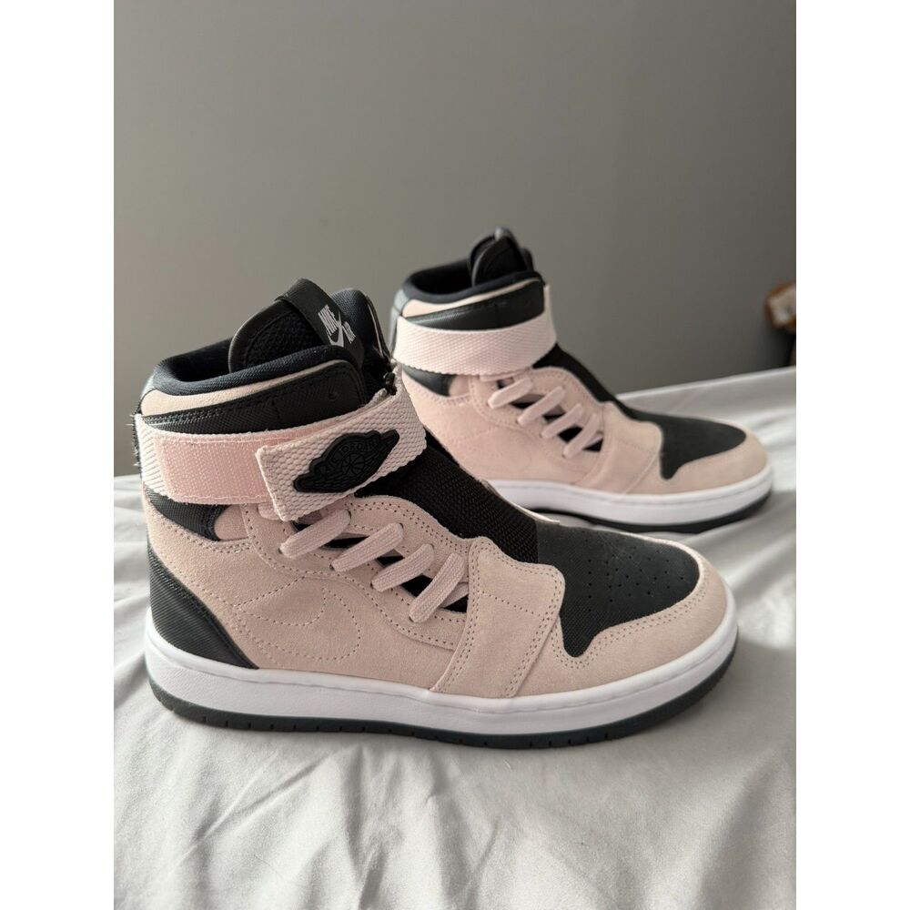 Jordan Mid Nova Barely Rose Pink & Black Womens Size 7